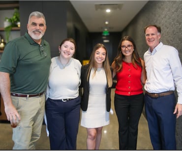 Group of summer associates with Marshall Dennehey attorneys