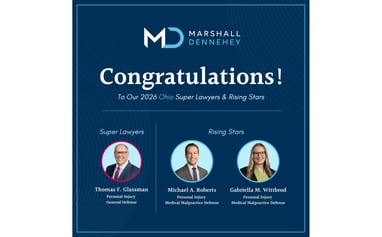Marshall Dennehey Announces 2026 Ohio Super Lawyers and Rising Stars